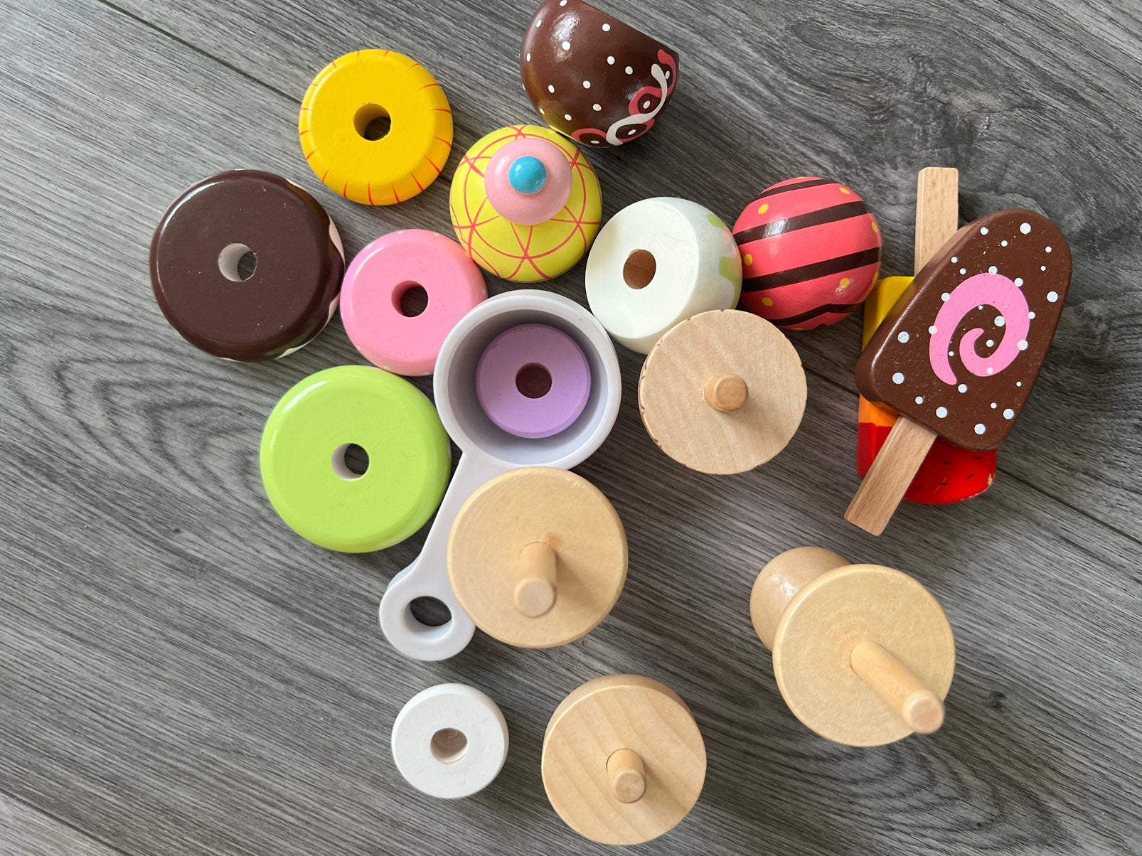 New Classic Toys houten ijsjes, Kinderen en Baby's, Speelgoed | Houten speelgoed, Ophalen, Gebruikt
