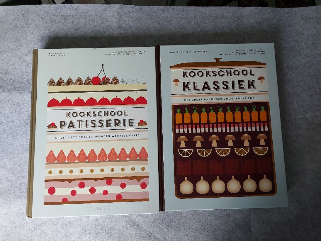 Kookschool kookboeken patisserie & klassiek, Ophalen of Verzenden, Zo goed als nieuw, Overige gebieden