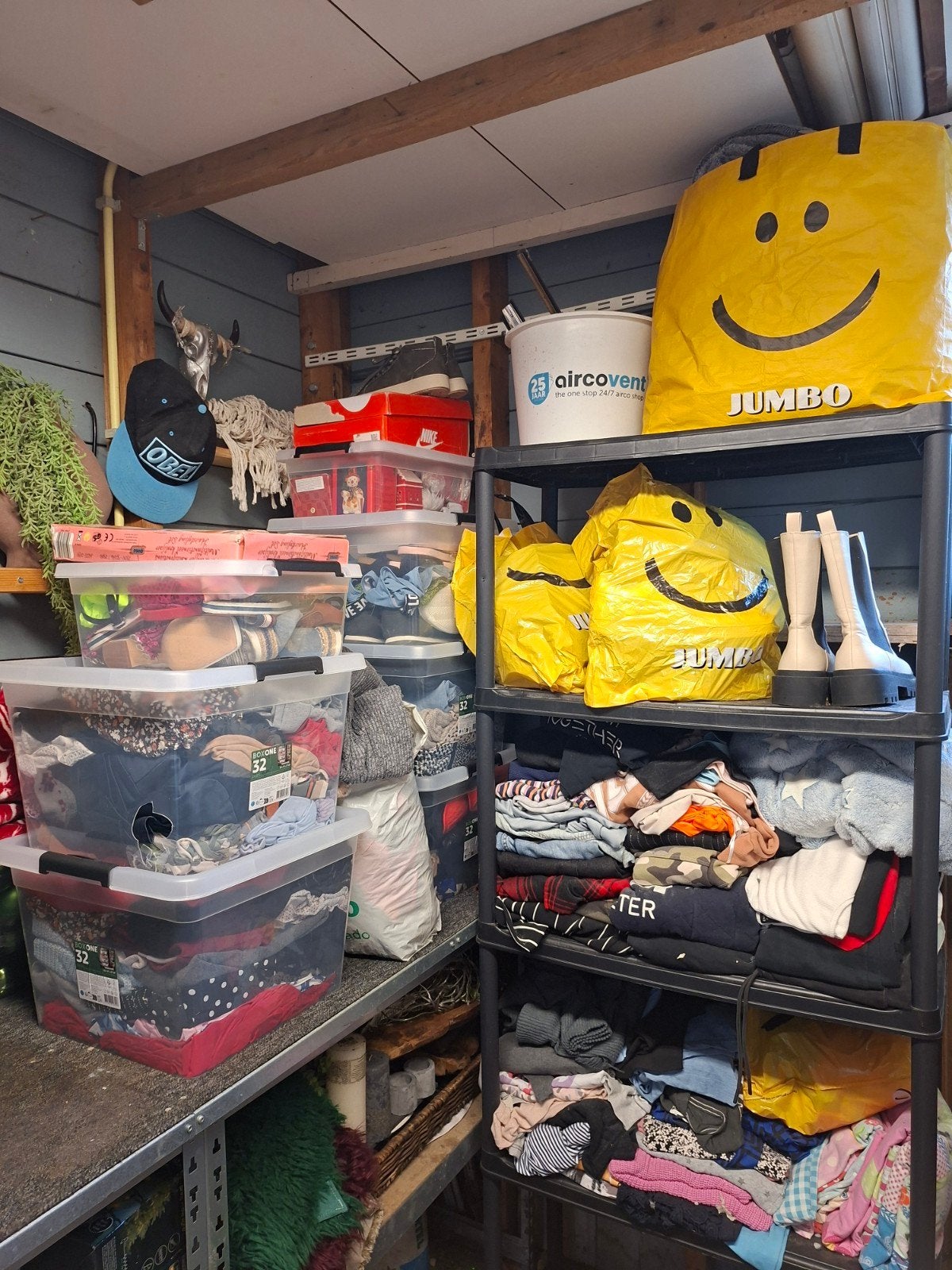 partij kleding rommelmarkt partij, Ophalen