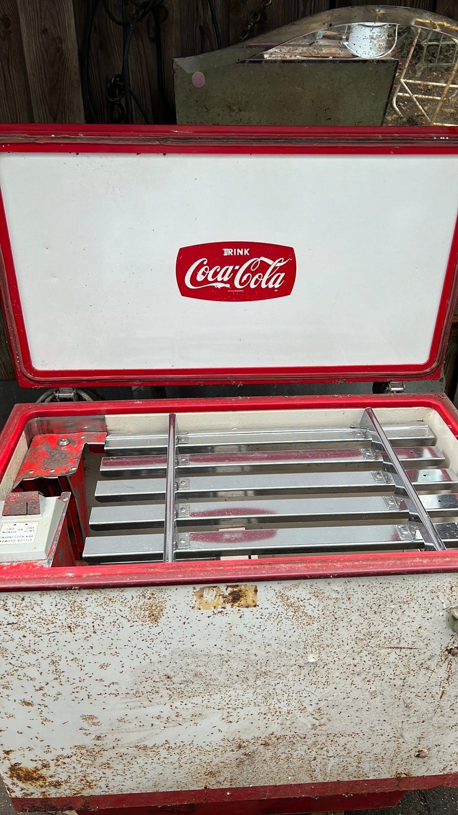 Coca-Cola koeling vintage, Ophalen, Gebruikt