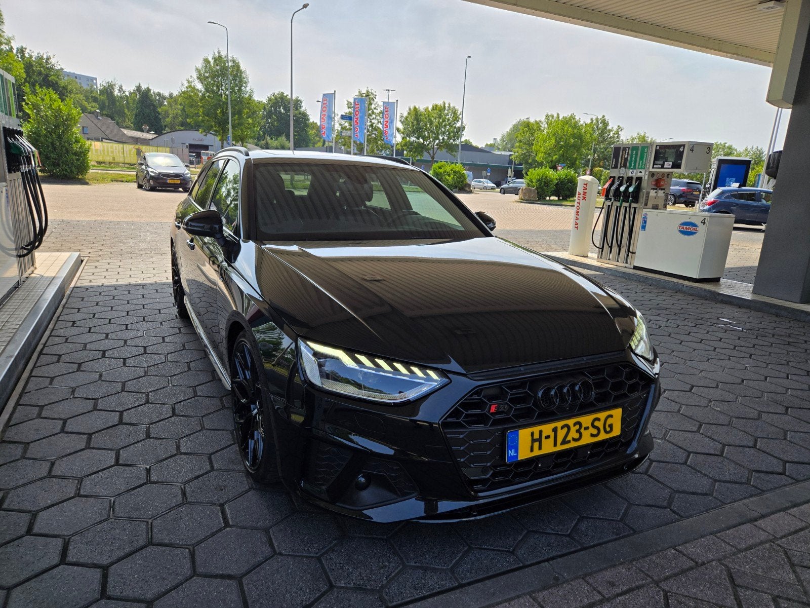 Audi A4 Avant 3x S-Line Pano HUD Matrix 360 Camera, Zwart, 4 cilinders, A4, Zwart