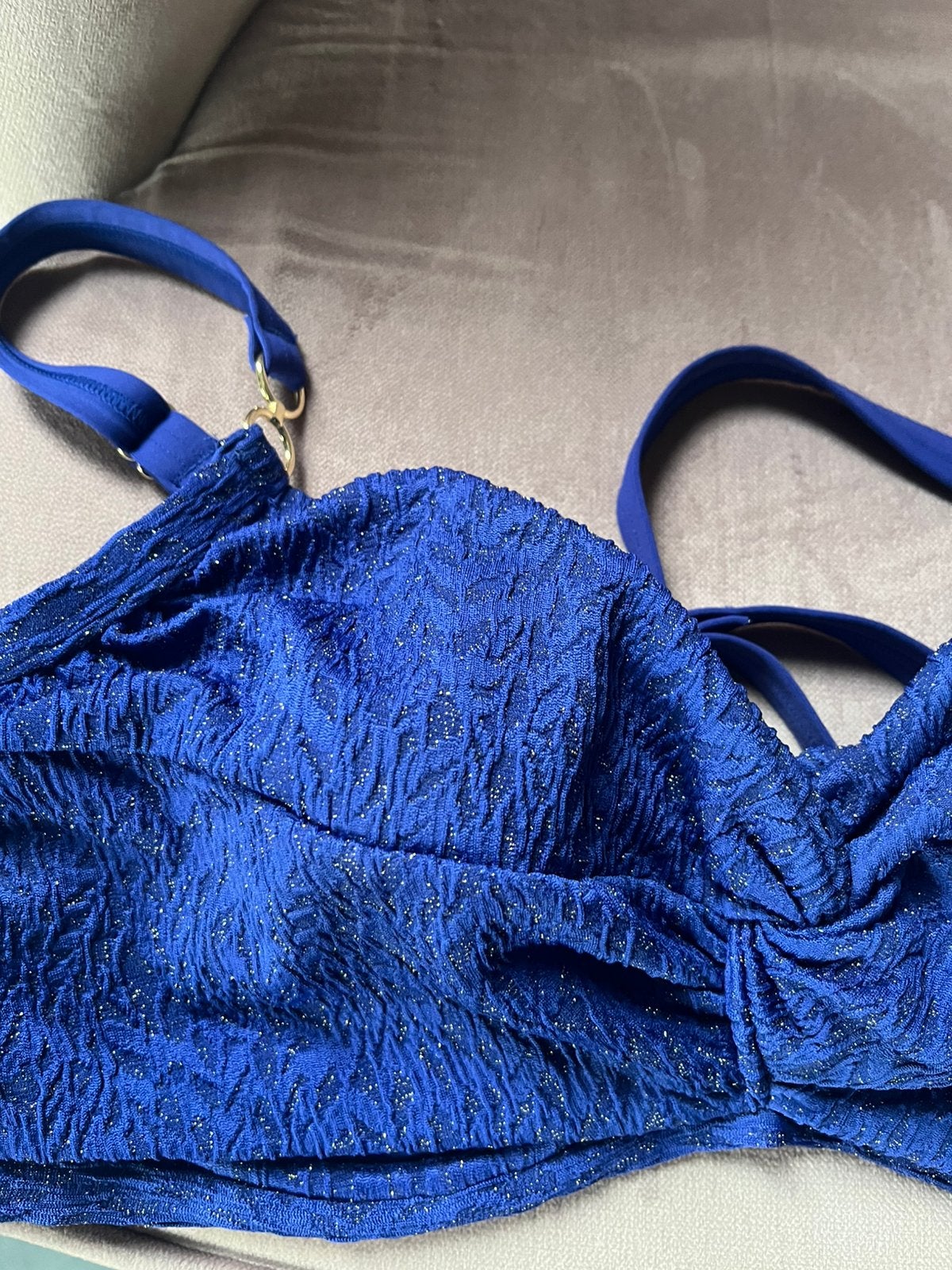 Blauwe bikini, livera, Ophalen of Verzenden, Zo goed als nieuw, Blauw, Bikini