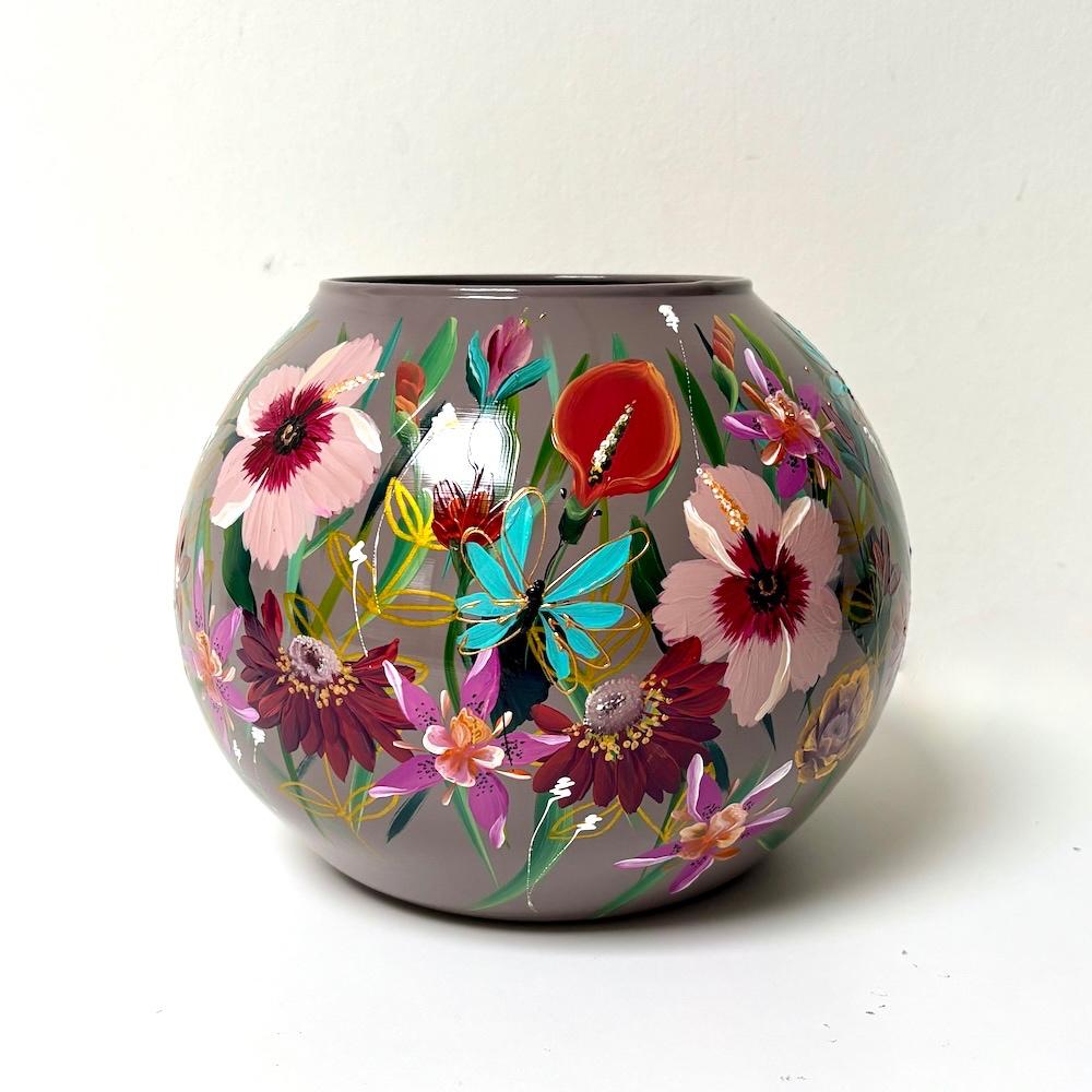 Bolvaas Flower Flirt, Huis en Inrichting, Overige kleuren, Nieuw, Ophalen of Verzenden, Glas