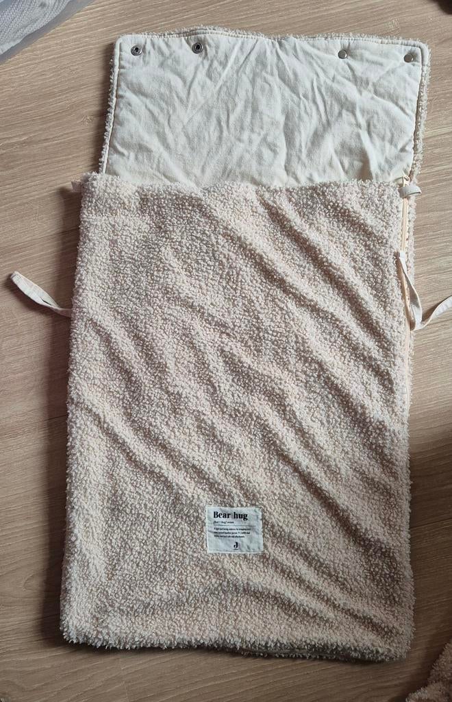 boxzak jollein teddy beige super zacht, Ophalen, Zo goed als nieuw