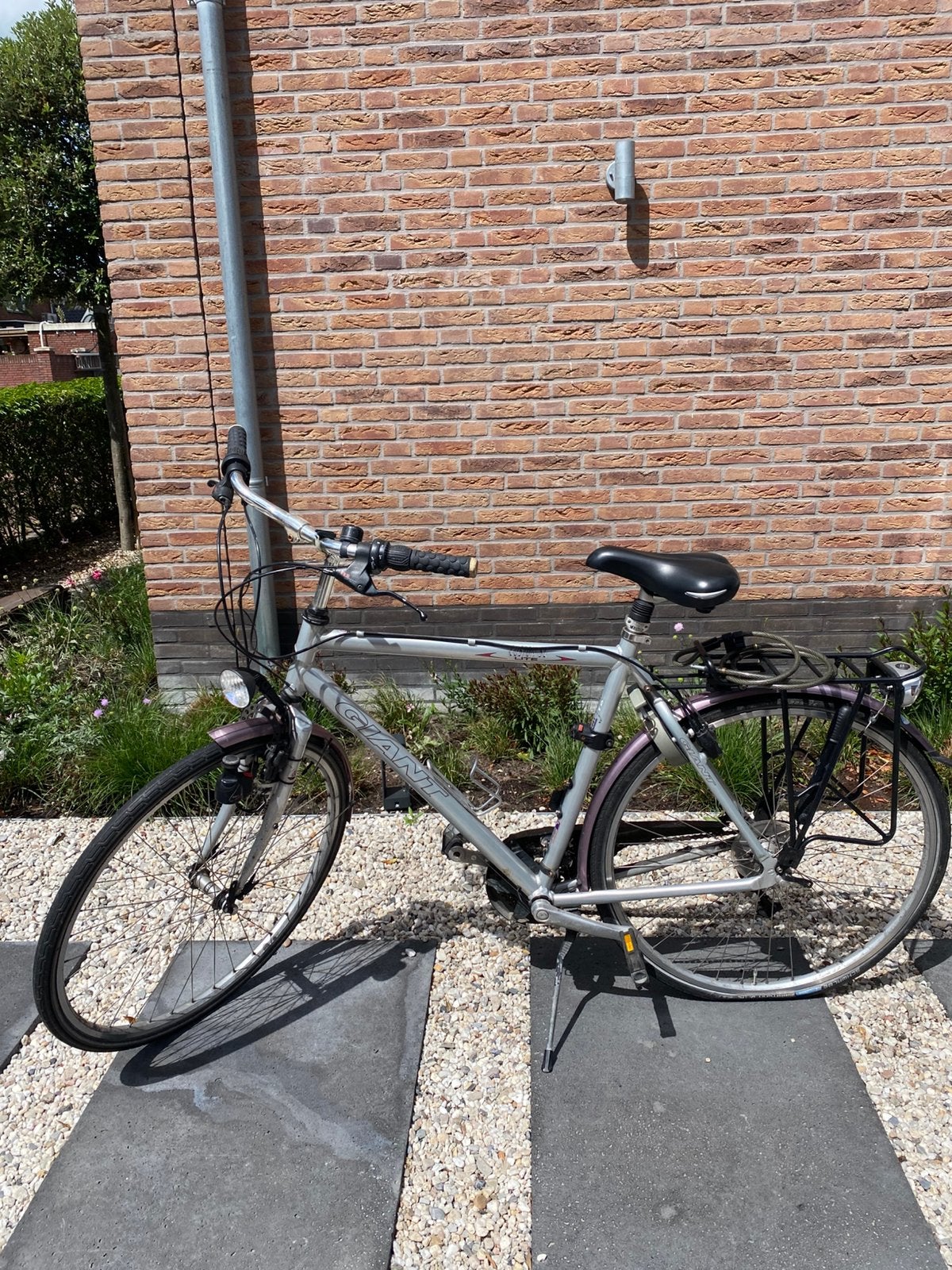 Giant Herenfiets Comfortabel en Betrouwbaar, Fietsen en Brommers, Fietsen | Heren | Herenfietsen, Ophalen, Gebruikt, Versnellingen
