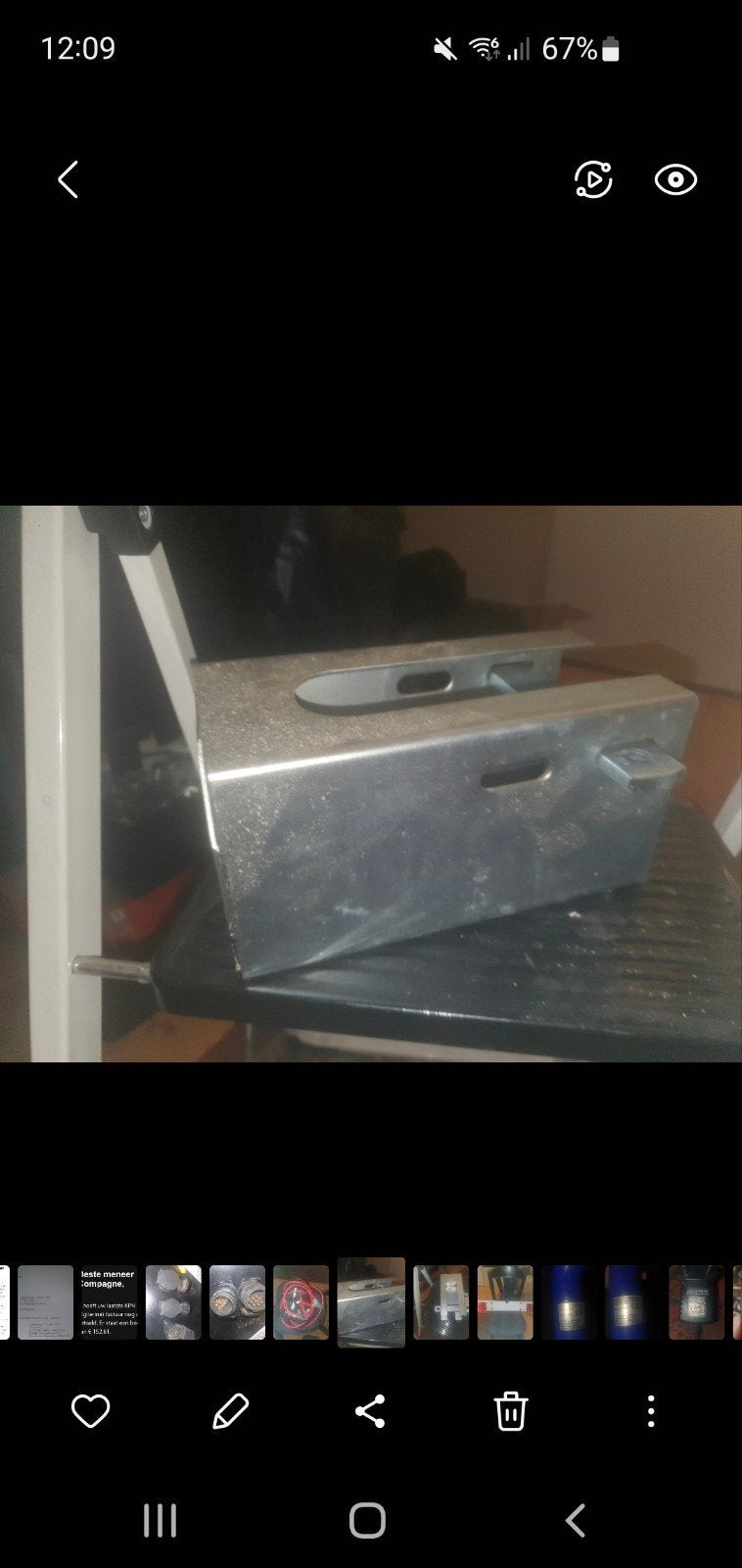 aanhanger slot, Ophalen
