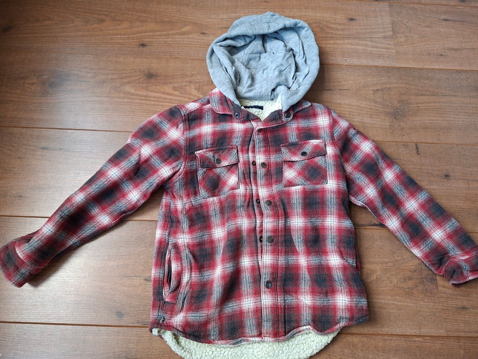 Stoer geruit Next vest / jas maat 13 jaar, Ophalen of Verzenden, Gebruikt, Next, Jongen