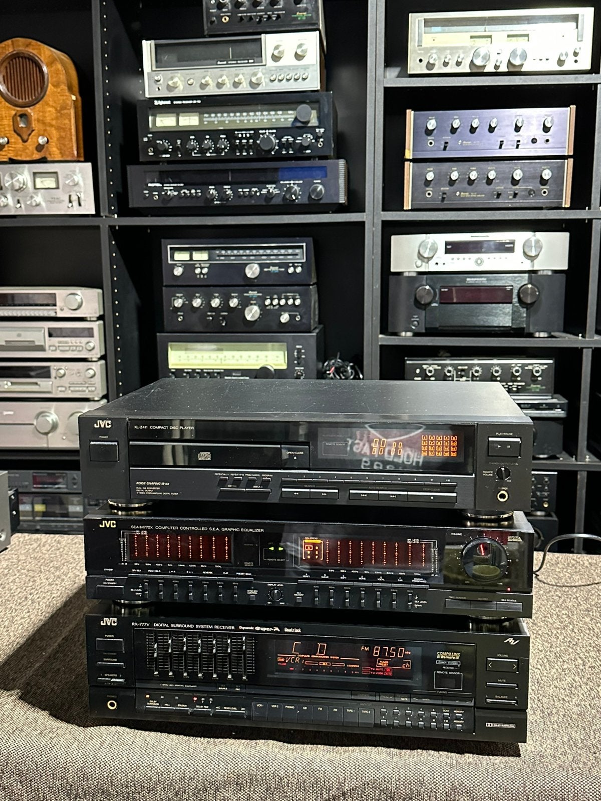 JVC Hifi Set – RX-777V + SEA-M770X + XL-Z411 –, Audio, Tv en Foto, JVC, JVC, Ophalen of Verzenden, Zo goed als nieuw