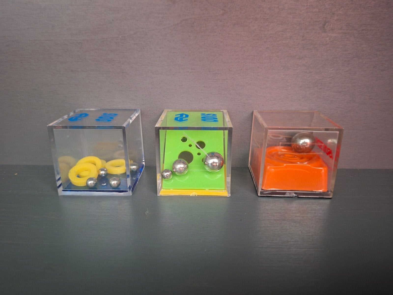 Kubus behendigheidspuzzels 3 stuks, Ophalen of Verzenden, Gebruikt, Rubik's of 3D-puzzel