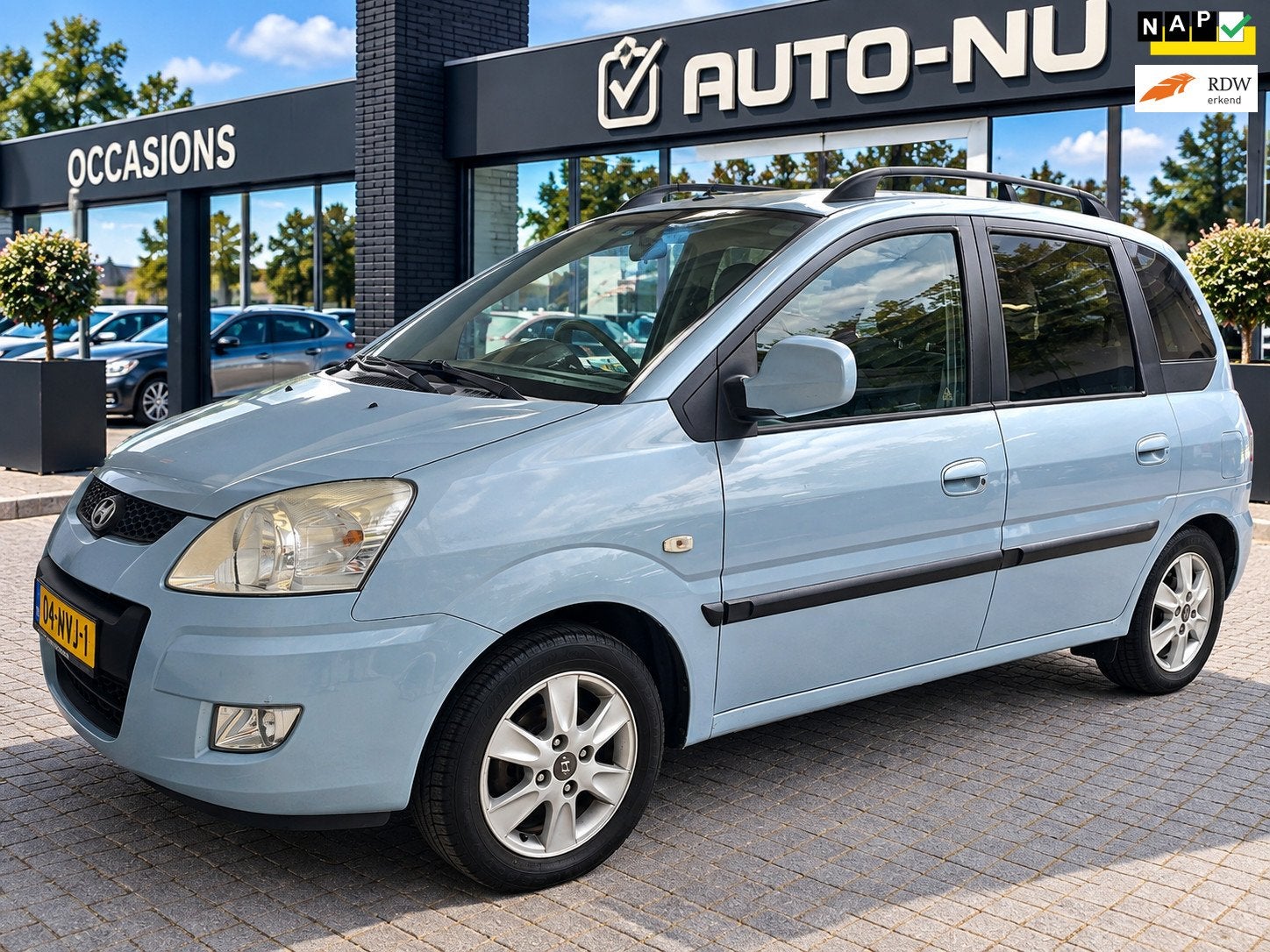 Hyundai Matrix 1.6i Style Airco Trekhaak LM-Velgen Dakrails, Auto's, Voorwielaandrijving, Matrix, Stof, Gebruikt