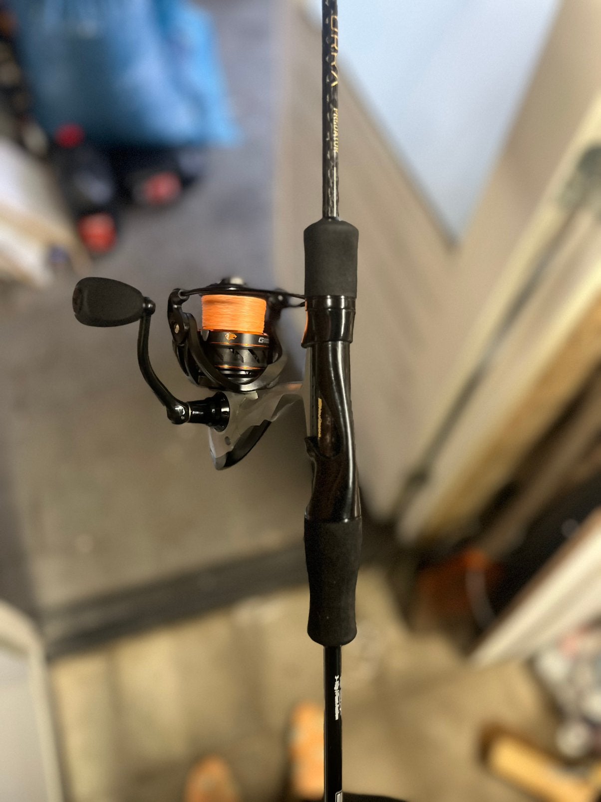 Abu garcia werphengel, Watersport en Boten, Ophalen, Zo goed als nieuw, Molen