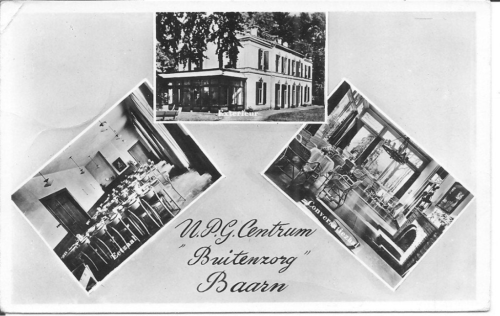 Oude Ansichtkaart U.P.G. Centrum "Buitenzorg" Baarn, Ophalen of Verzenden, 1960 tot 1980, Gelopen, Utrecht