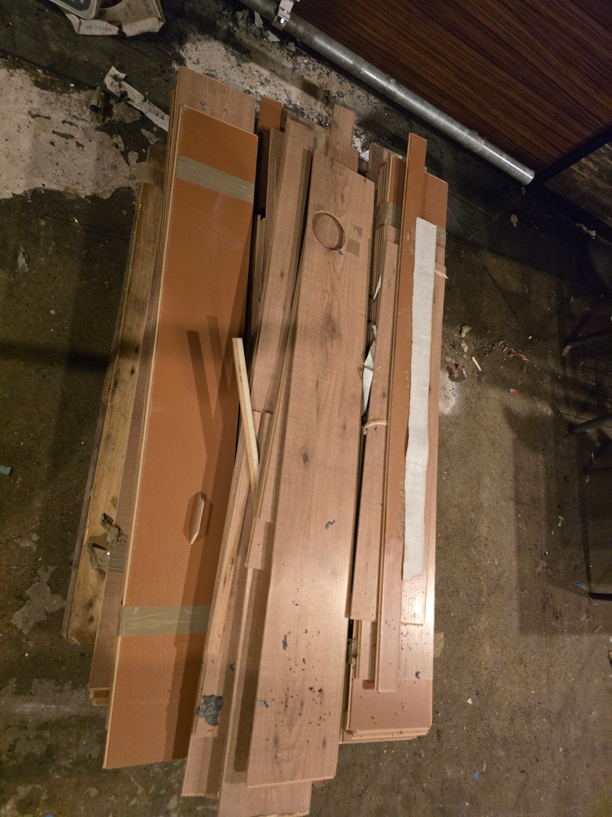 laminaat vloer, Doe-het-zelf en Verbouw, Hout en Planken, Ophalen, Gebruikt, Minder dan 25 mm, 200 tot 250 cm