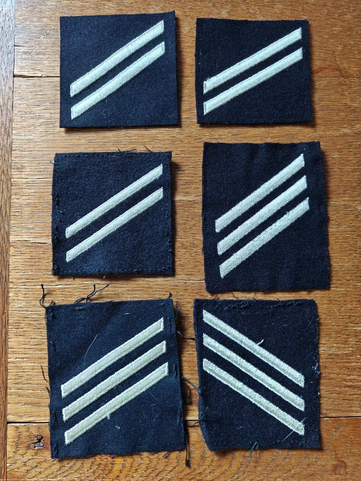 Navy strepen wit, Ophalen of Verzenden, Marine, Nederland, Embleem of Badge