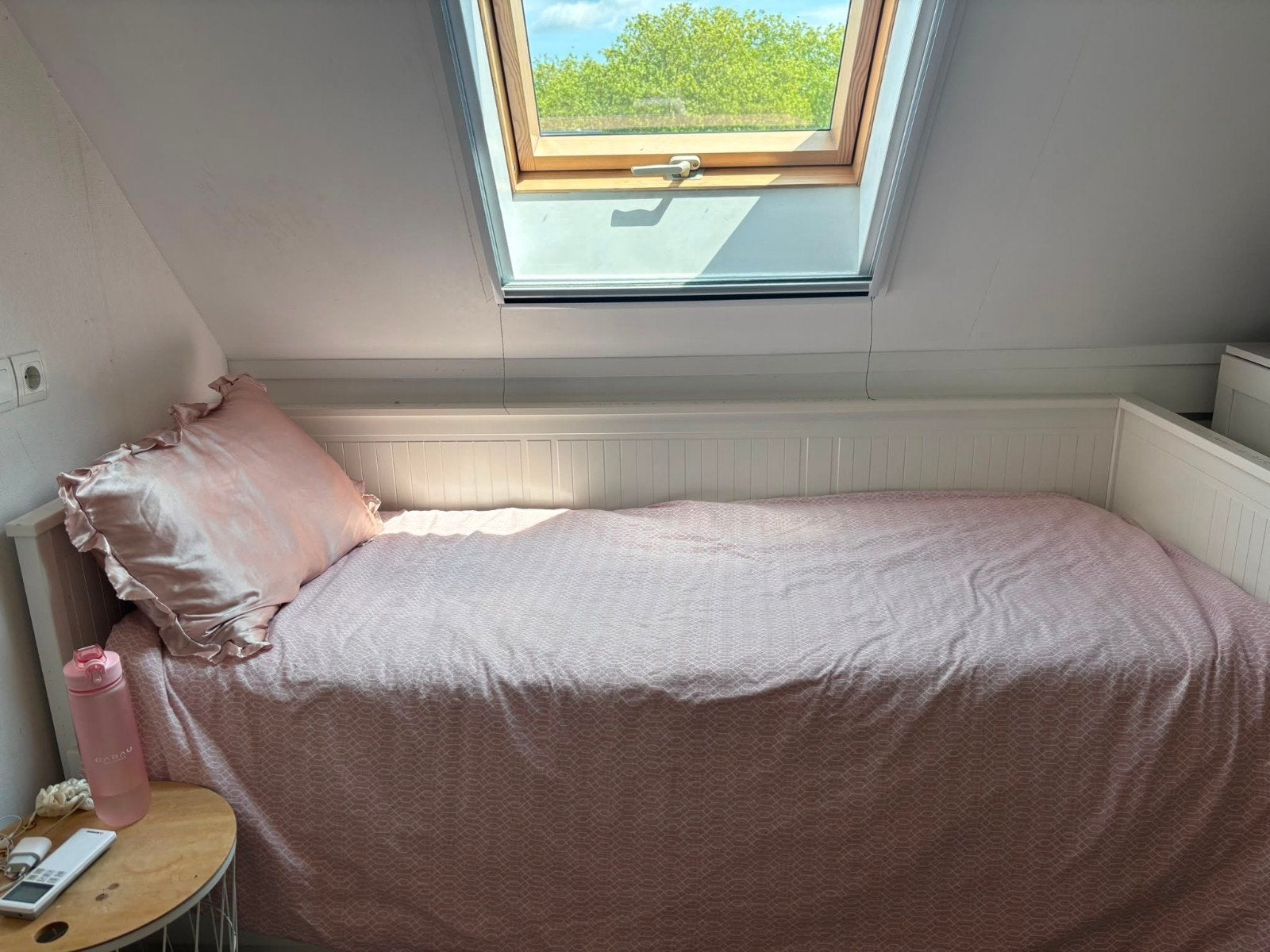 Ikea bedbank wit, Ophalen, Gebruikt, Tweepersoons