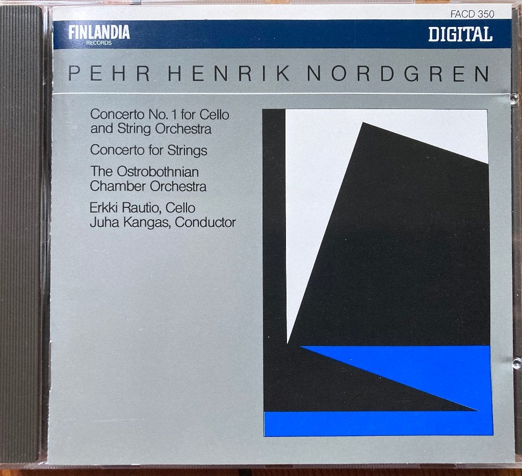 Nordgren | Cello Concerto/String Concerto | Kangas, Ophalen of Verzenden, Modernisme tot heden, Gebruikt, Orkest of Ballet