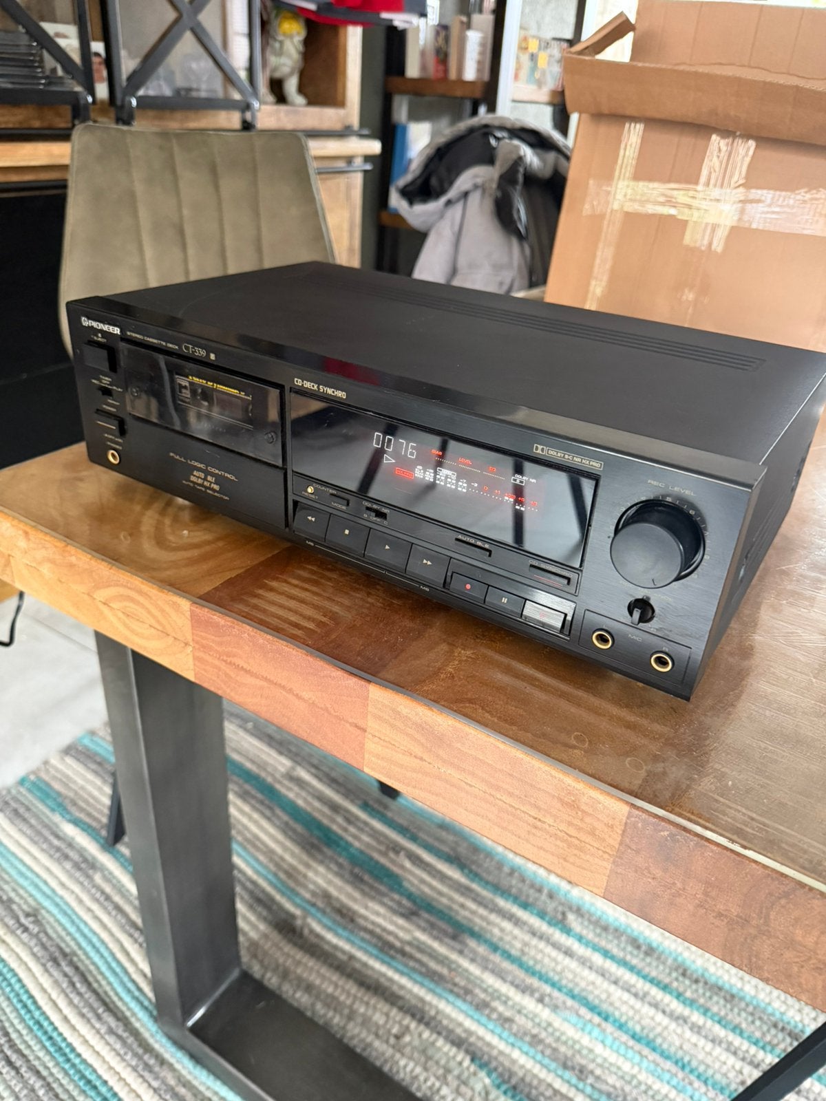 Pioneer cassettedeck CT-339 hx pro, Audio, Tv en Foto, Cassettedecks, Ophalen of Verzenden, Overige merken