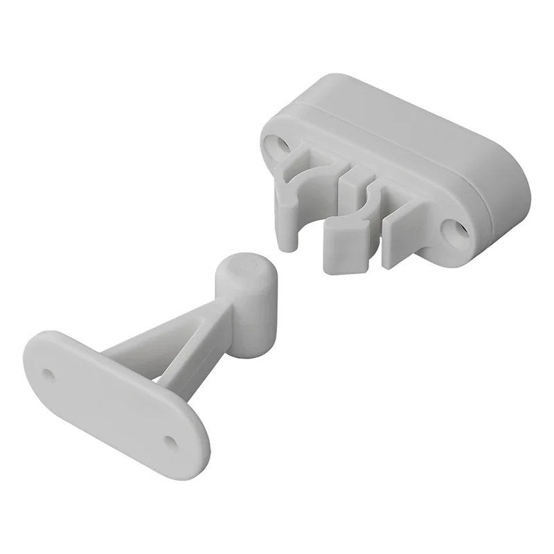 Deurvanger met flexibele klem grijs 2-delig, Buurserstraat 15 A, 7481 EG,Haaksbergen, Ophalen of Verzenden, Info@123CamperOnderdelen.nl