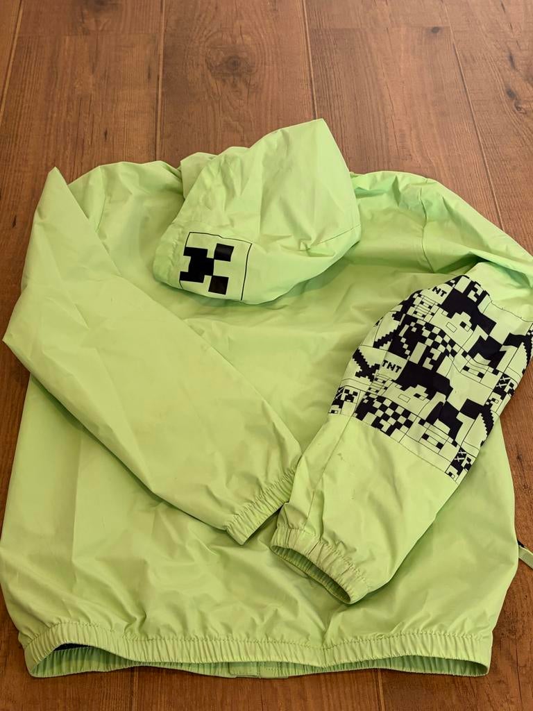 Minecraft regenjas/windjack maat 158 Primark, Kinderen en Baby's, Kinderkleding | Maat 158, Gebruikt, Jongen, Jas, Ophalen