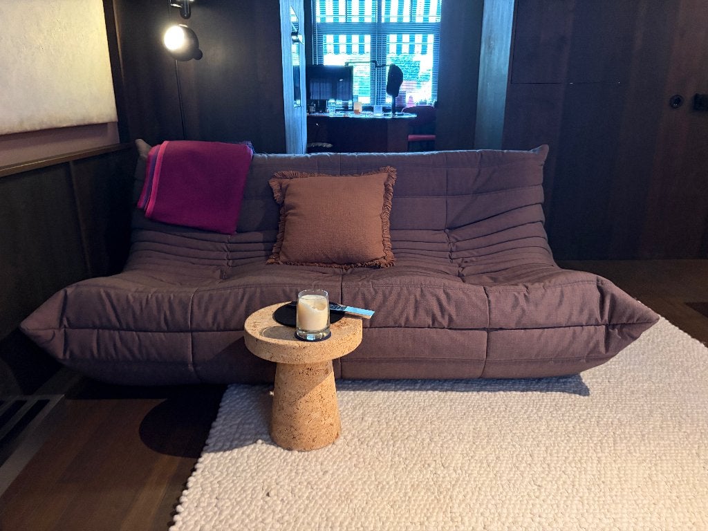 togo Ligne Roset grote bank en stoel, Ophalen, Zo goed als nieuw, Stof, 75 tot 100 cm