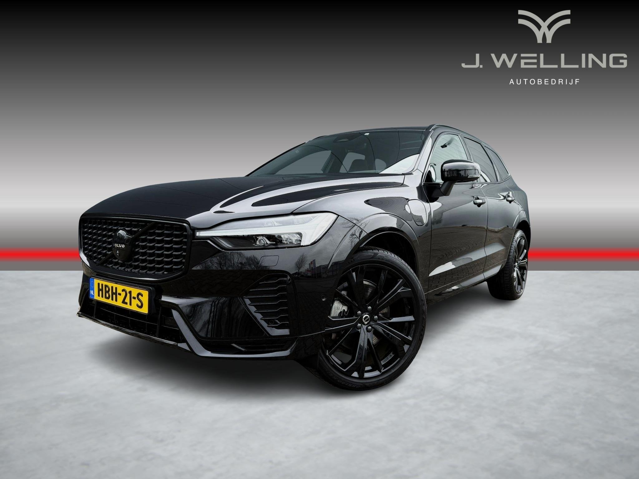 Volvo XC60 2.0 T8 hybrid AWD Ultimate Black Edition B&W Tr.h, Auto's, Automaat, Gebruikt, Euro 6, 4 cilinders