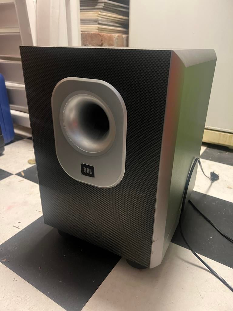 Jbl subwoofer 200/230, Ophalen, Zo goed als nieuw, 120 watt of meer, Subwoofer