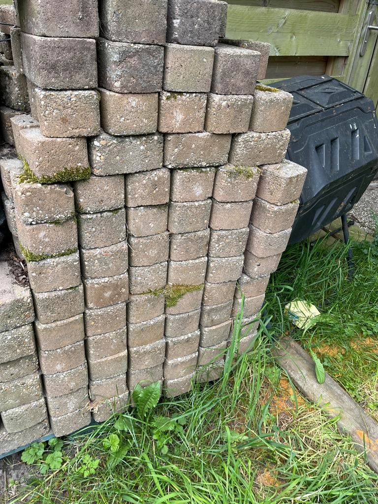 Gratis Tuintegels Ophalen, Tuin en Terras, Ophalen, Gebruikt, 10 m² of meer, Beton