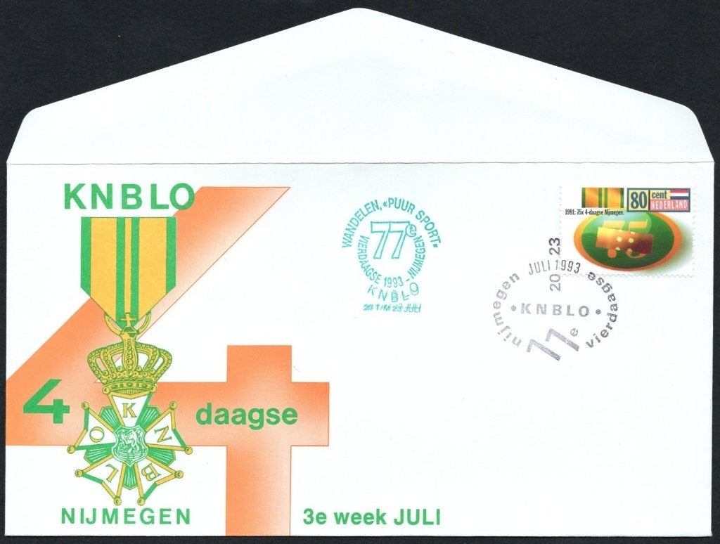 77e Vierdaagse Nijmegen 1993, Verzenden, Envelop