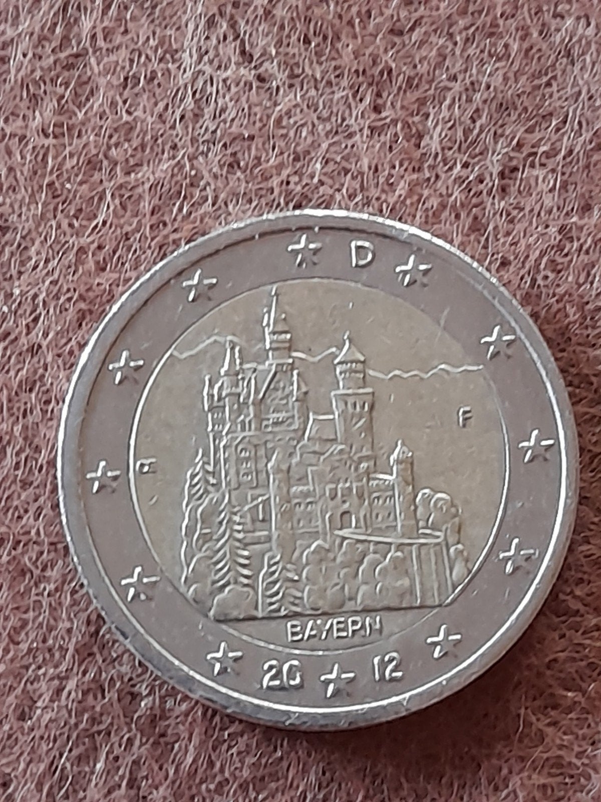 Twee euromunt Duitsland 2012, Postzegels en Munten, Ophalen of Verzenden, Duitsland, 2 euro