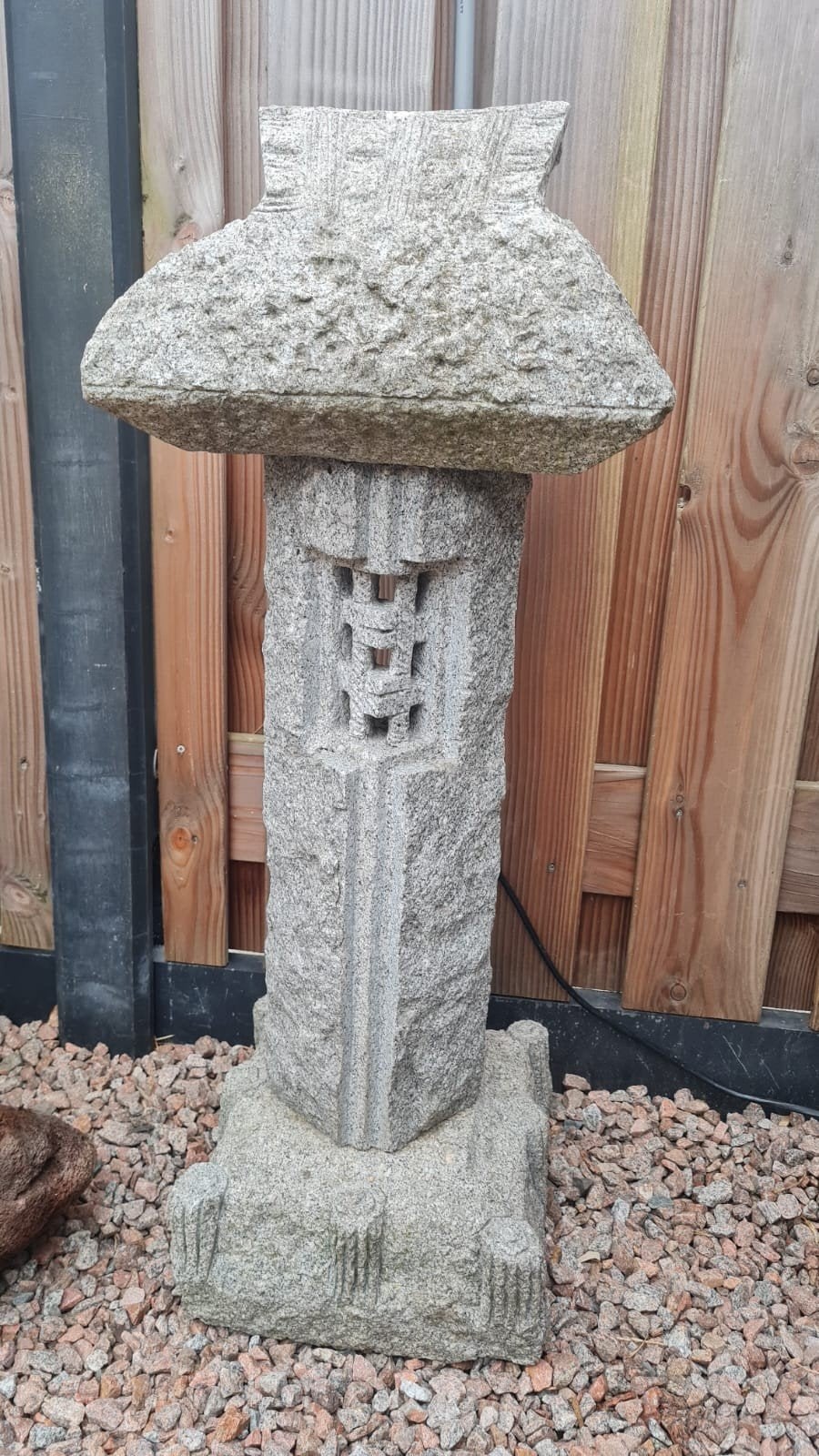 Japanse Pagode graniet!, Ophalen, Gebruikt, Steen
