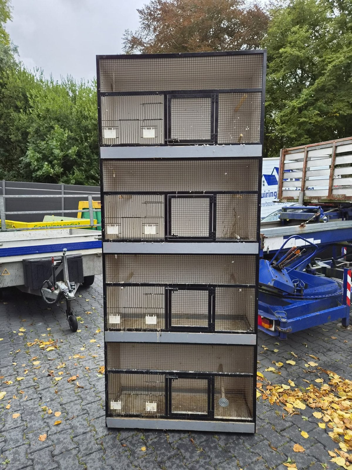 Broedkooien kweekkooien 250cm hoog, Dieren en Toebehoren, Vogels | Hokken en Kooien, Ophalen, Zo goed als nieuw, Kunststof, Broedkooi of Kweekkooi