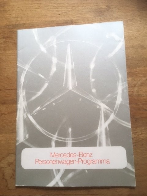 Mercedes-Benz     Personenwagen  -  Programma    07-1974  NL, Zo goed als nieuw, Mercedes-Benz, Mercedes, Ophalen of Verzenden