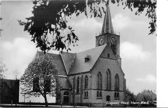 301-273-011 Elspeet Kerk, Verzenden, Voor 1920, Gelderland