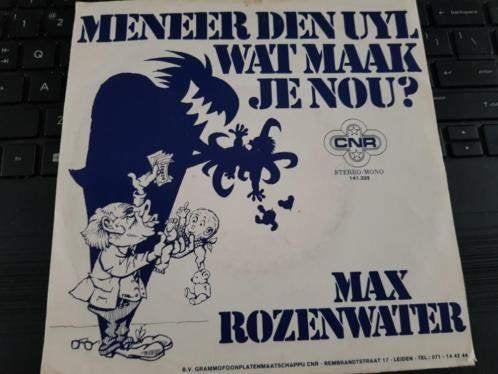 Max Rozenwater ‎– Meneer Den Uyl Wat Maak Je Nou?, Cd's en Dvd's, Vinyl Singles, 7 inch, Ophalen of Verzenden, Zo goed als nieuw