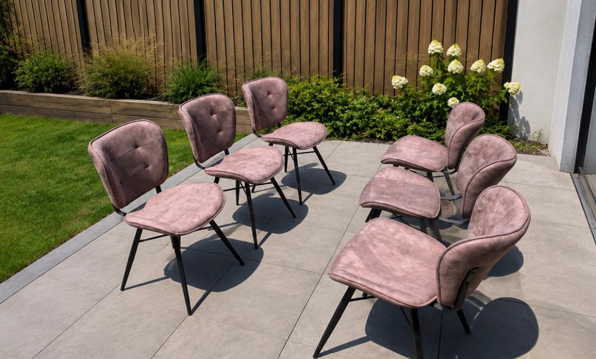 eettafel stoelen, Ophalen, Overige materialen, Eettafel, 6 zitplaatsen