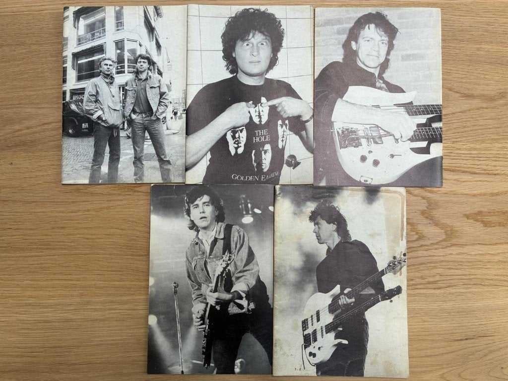 Golden Earring fanclubbladen jaargang 1986, Ophalen of Verzenden, Zo goed als nieuw, Boek, Tijdschrift of Artikel