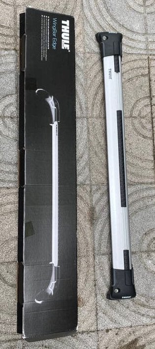 Thule WingBar Edge 9585 dakdragers, Auto diversen, Fietsendragers, Zo goed als nieuw, Dakdrager, 3 fietsen of meer, Ophalen
