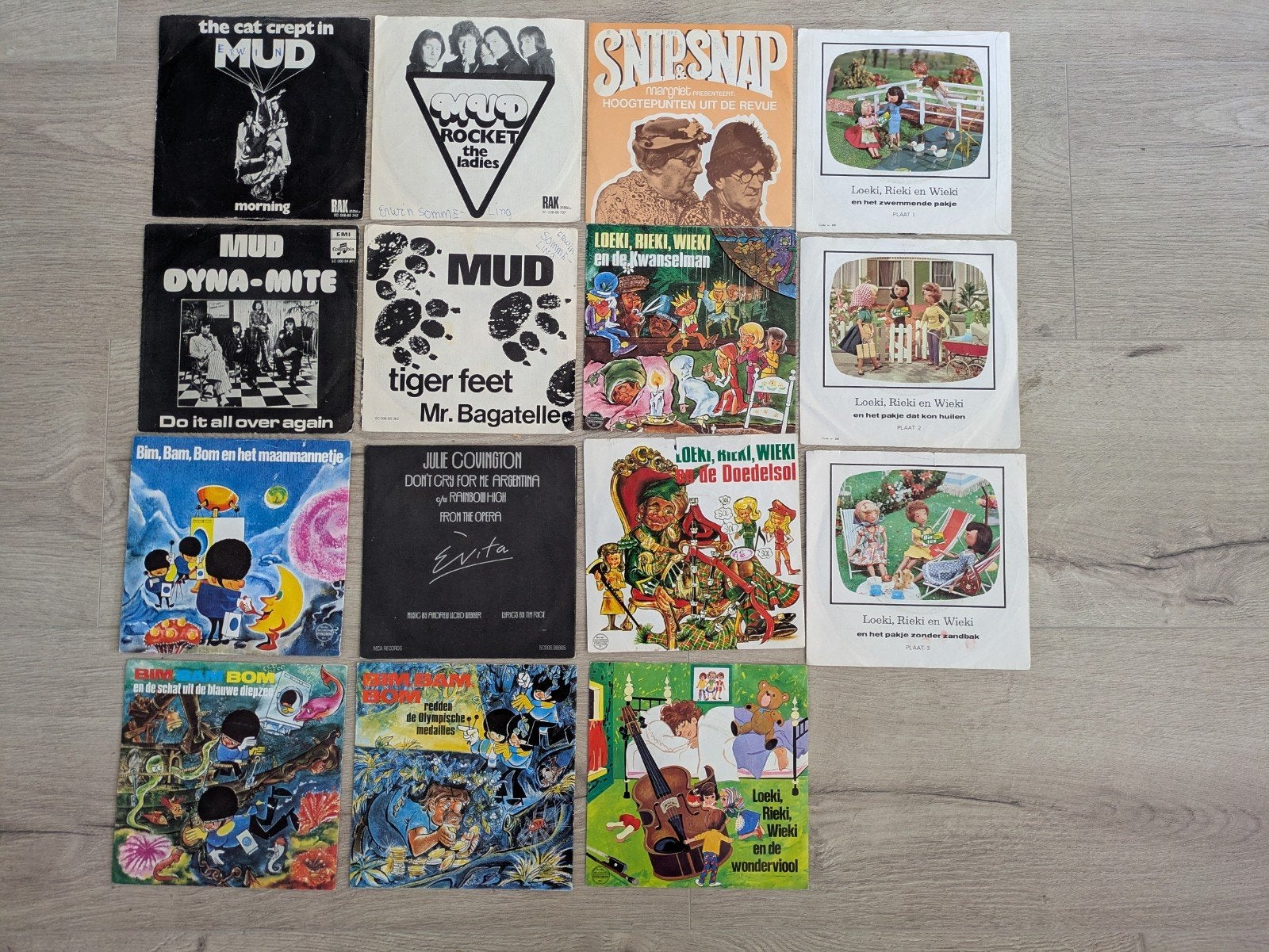 Vintage Vinyl Singles Collectie - Pop, Kinderen & Meer, Ophalen, Gebruikt, 7 inch, Single