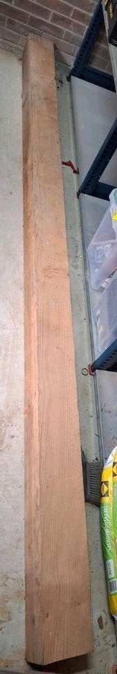 Douglaspaal 3 meter 15x15, Doe-het-zelf en Verbouw, Hout en Planken, Ophalen, Nieuw, 250 tot 300 cm, 50 mm of meer