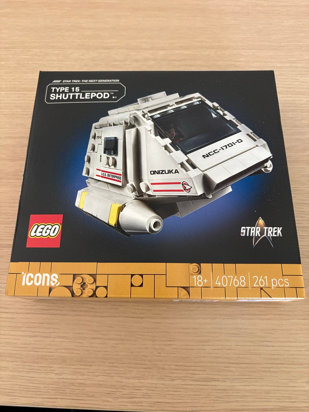 LEGO Icons Star Trek Type 15 Shuttlepod 40768 Nieuw, Ophalen, Lego, Nieuw, Icons