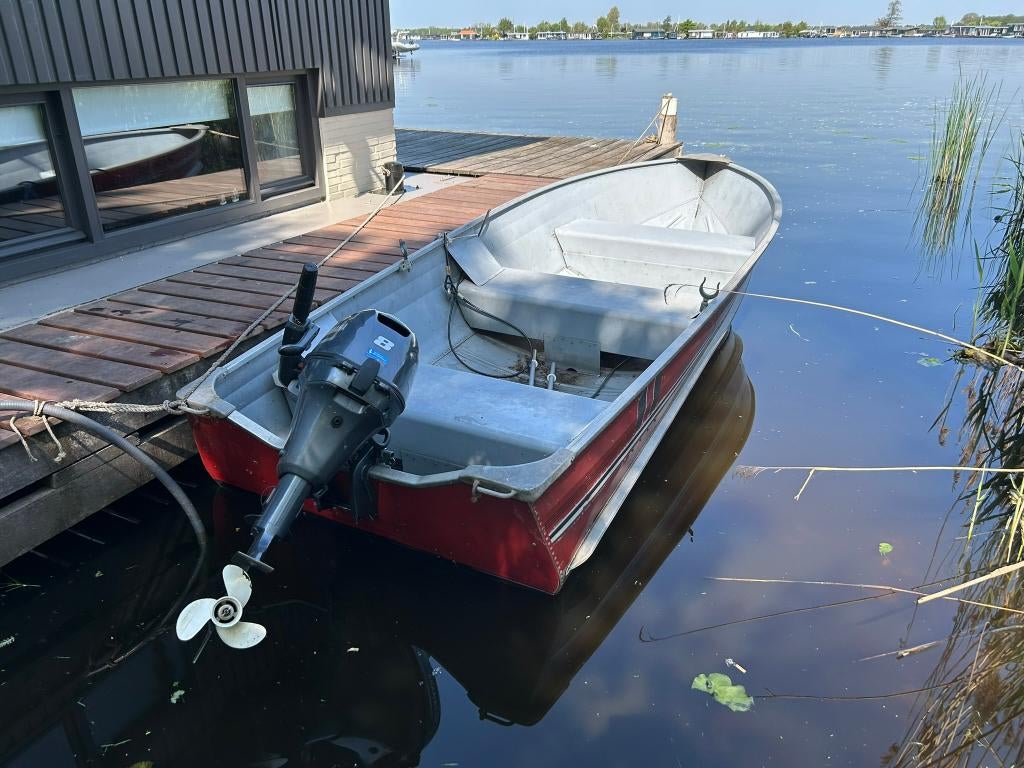 Yamaha 4takt 8PK BBM 2019 1e Eig. met Sea Nymph 14R Alu, Watersport en Boten, Vis- en Consoleboten, Ophalen, 8 pk, Gebruikt, Tot 10 pk