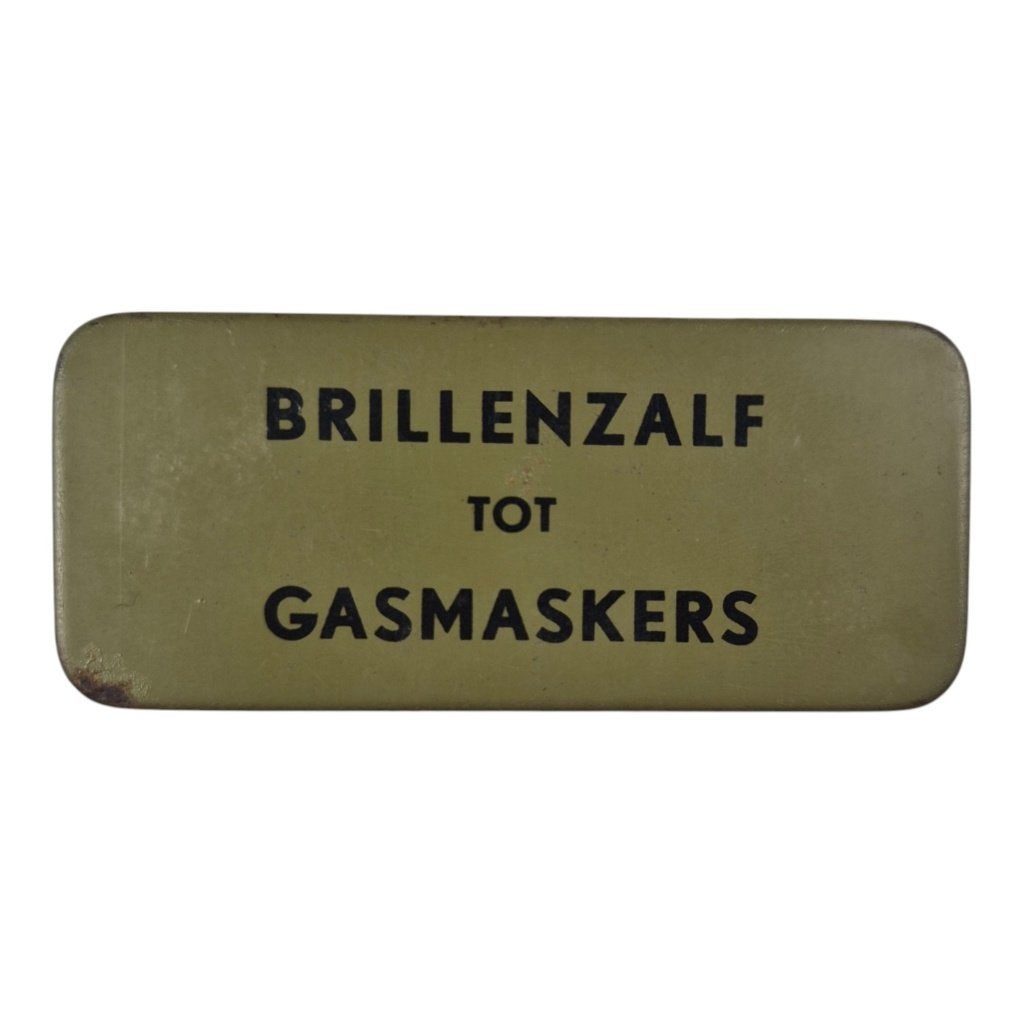 Nederlands blikje brillenzalf tot gasmaskers met inhoud (4), Verzamelen, -, -, Ophalen of Verzenden, -