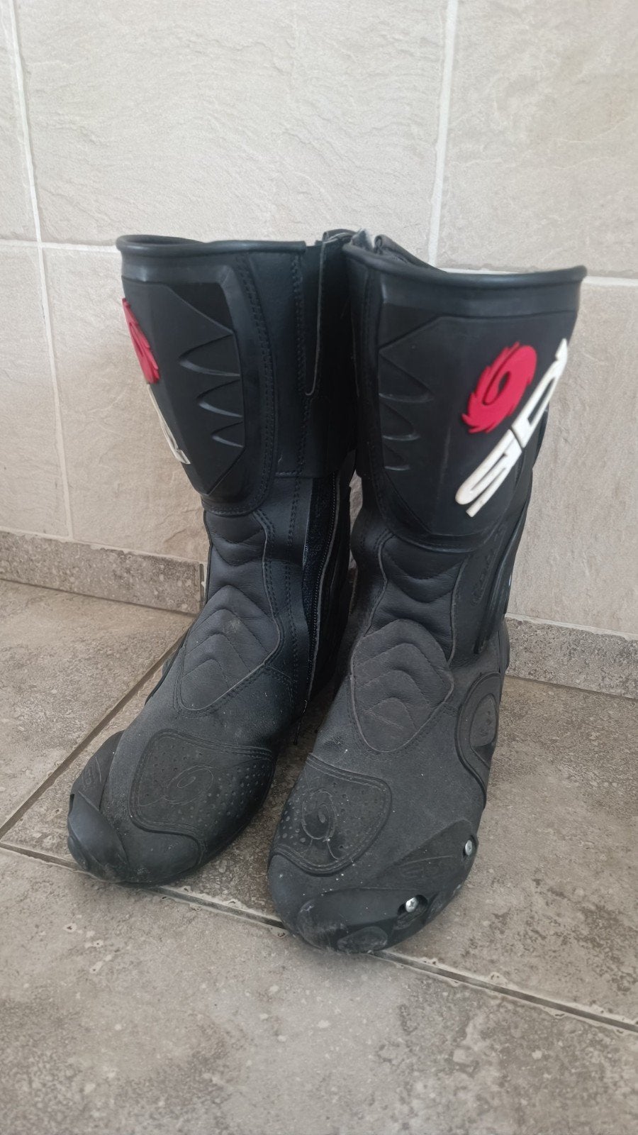 Sidi Cobra motorlaarzen - Zwart, maat 43, Motoren, Heren, Ophalen of Verzenden, Laarzen, Tweedehands