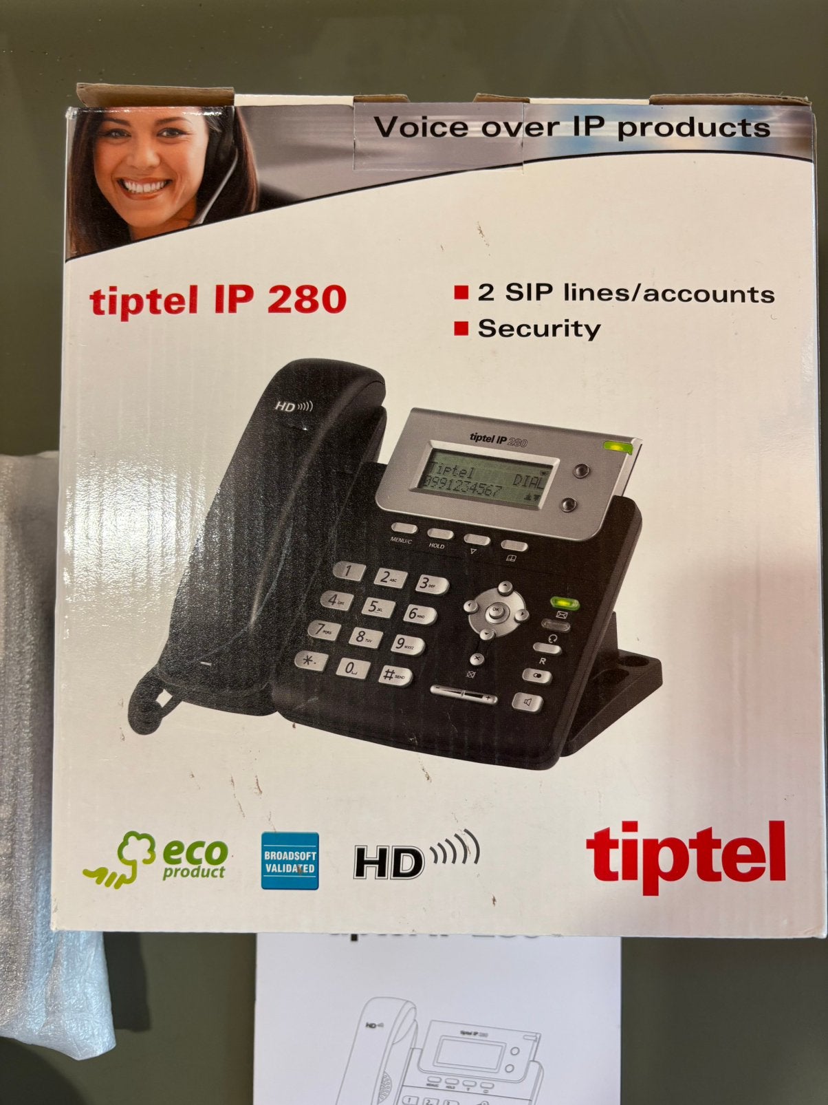 Nieuwe Tiptel IP 280 telefoon, Ophalen of Verzenden, Nieuw