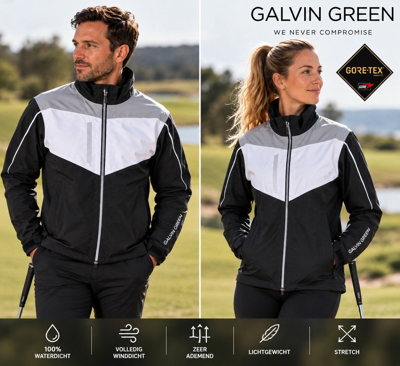 Galvin Green Armstrong GORE-TEX Paclite regenjas – NIEUW – m, Ophalen of Verzenden, Nieuw
