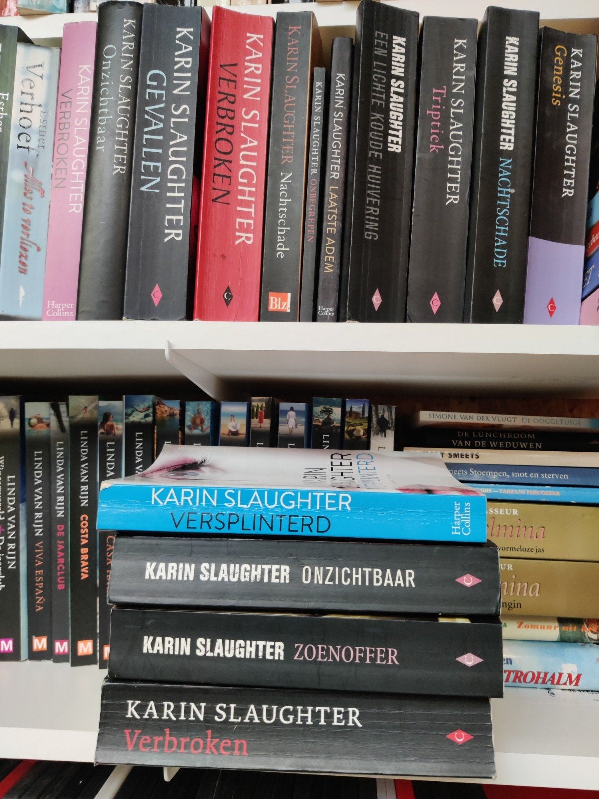 Karin Slaughter boeken - 15 titels, Ophalen of Verzenden, Zo goed als nieuw, Karin Slaughter, Nederland