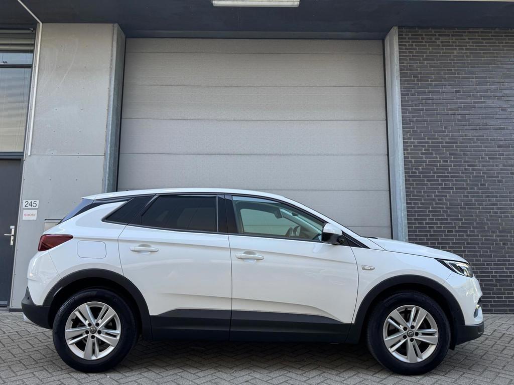 Opel Grandland X 1.2 Turbo Elegance [Dealer OH | Achteruitri, Gebruikt, Leder en Stof, Wit, Origineel Nederlands