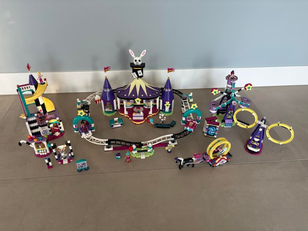 Lego Friends Magische Kermis Sets (41689, 41685, 41686), Lego, Friends, Ophalen of Verzenden, Zo goed als nieuw