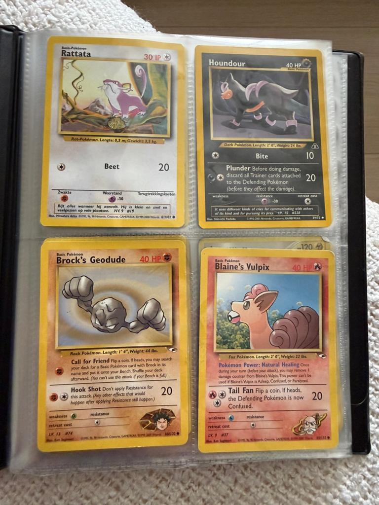 Pokemonkaarten 1995-2000, Ophalen of Verzenden, Zo goed als nieuw, Meerdere kaarten