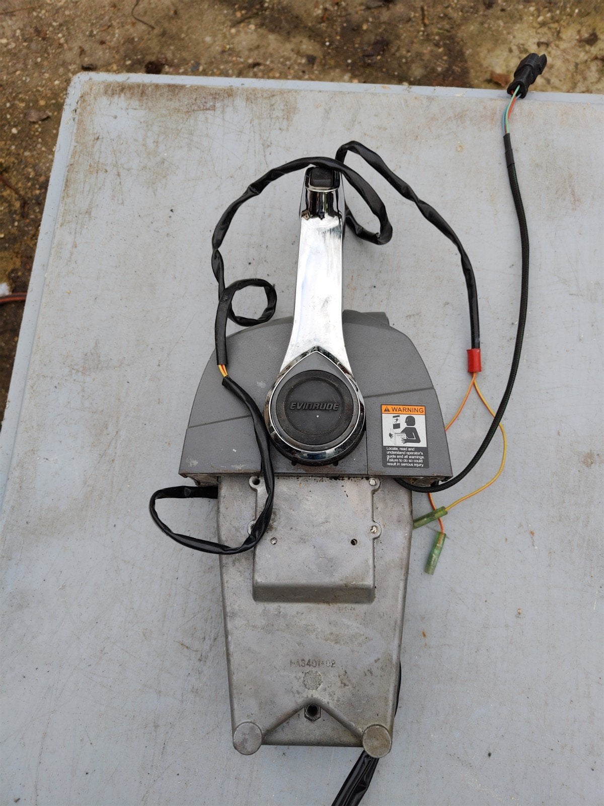 Gashendel schakelkast evinrude e-tec, Ophalen of Verzenden, Gebruikt, Motor en Techniek, Motorboot